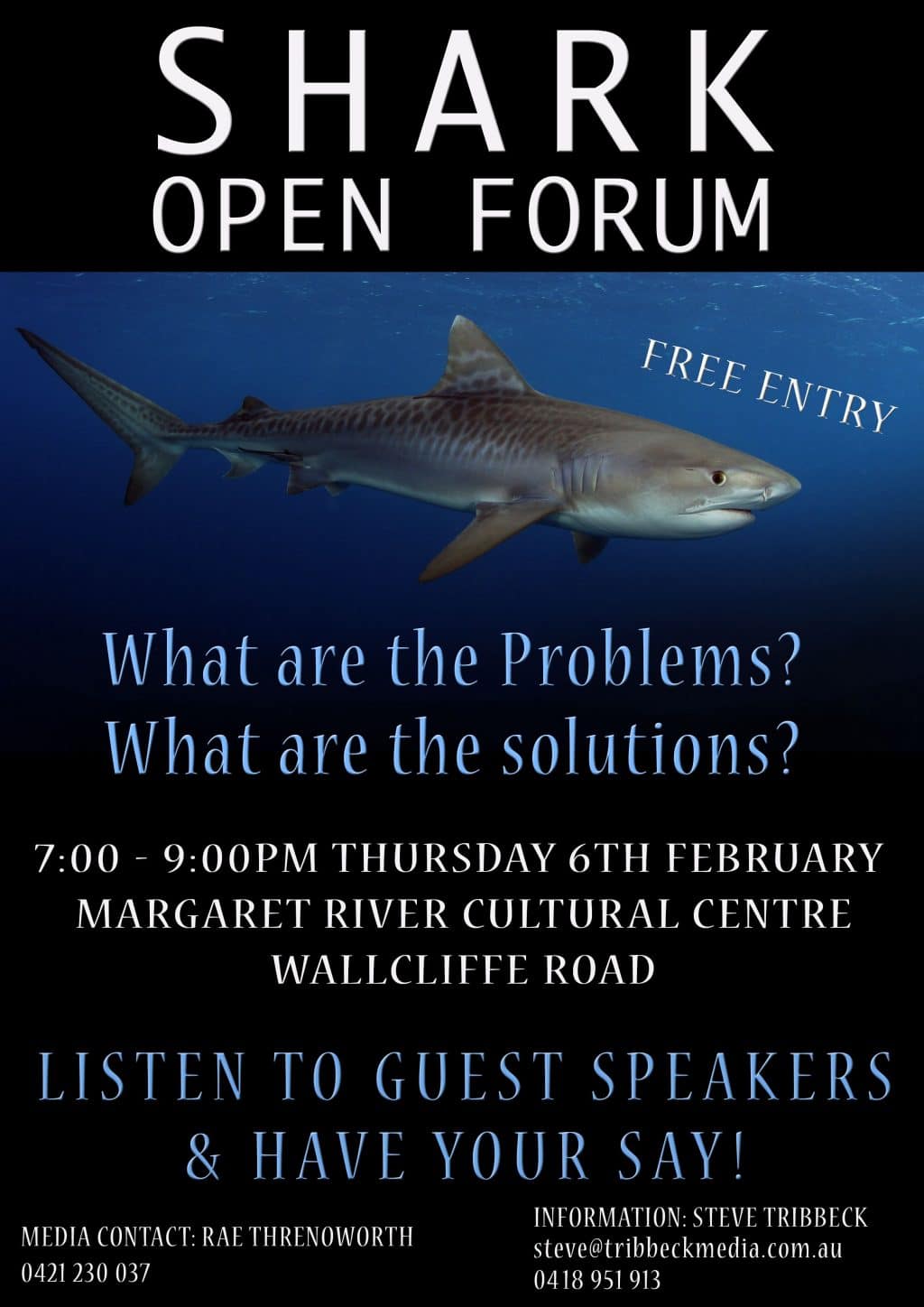 Shark open forum