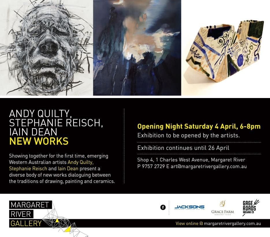 Andy quilty stephanie reisch iain dean exhibtion invitation email final