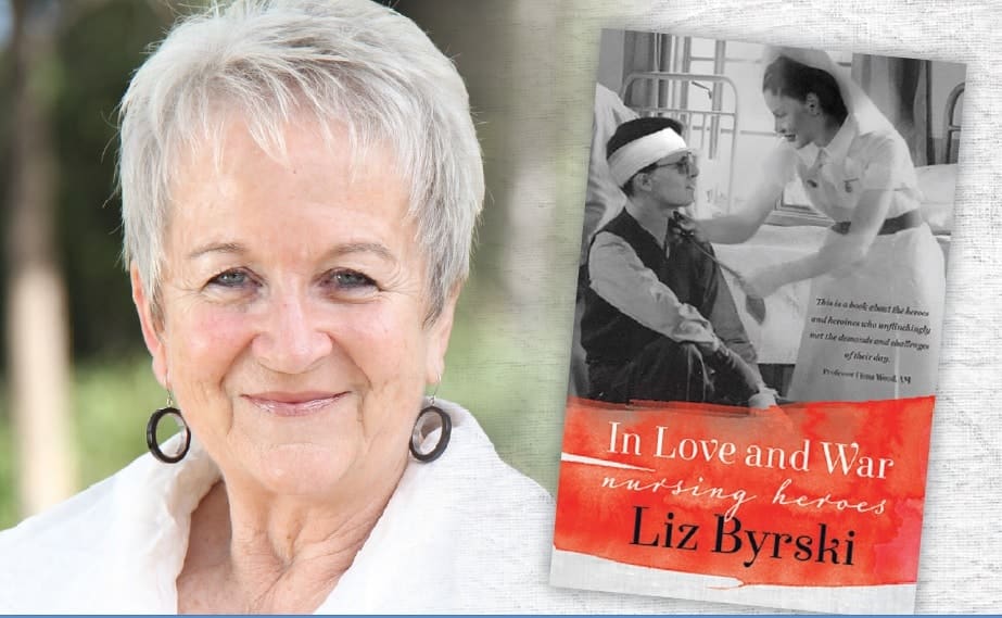 Liz byrski and in love and war cover
