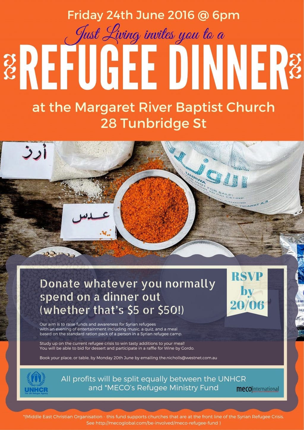 Refugee dinner