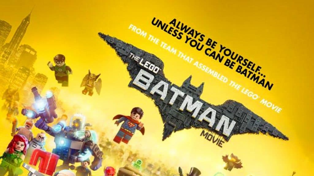 Lego batman movie poster