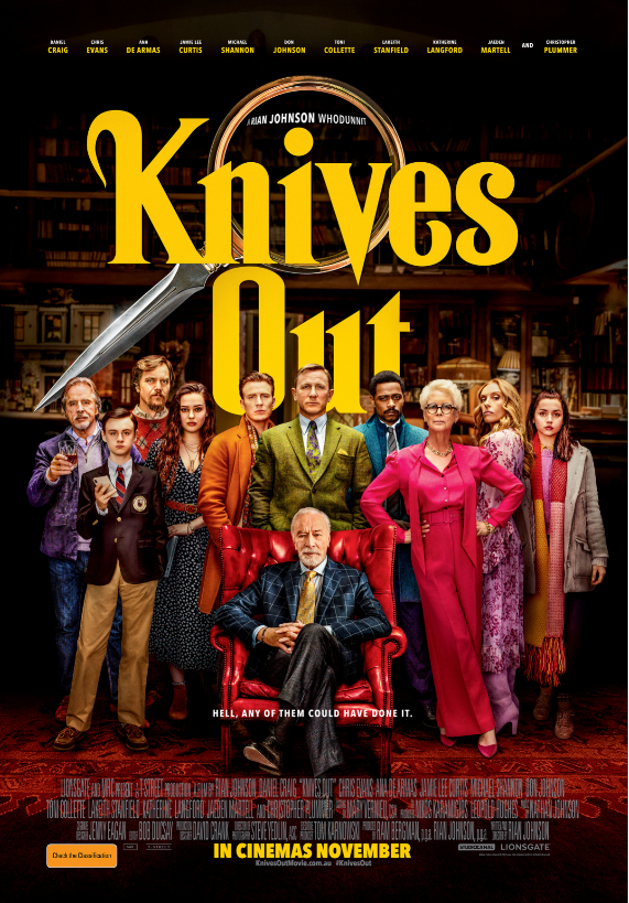 Knives out - cinema poster