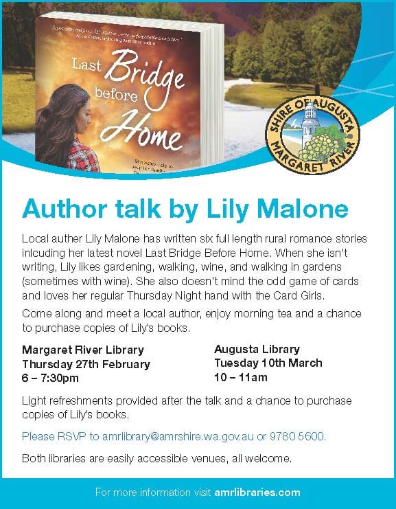 Lily malone author talk